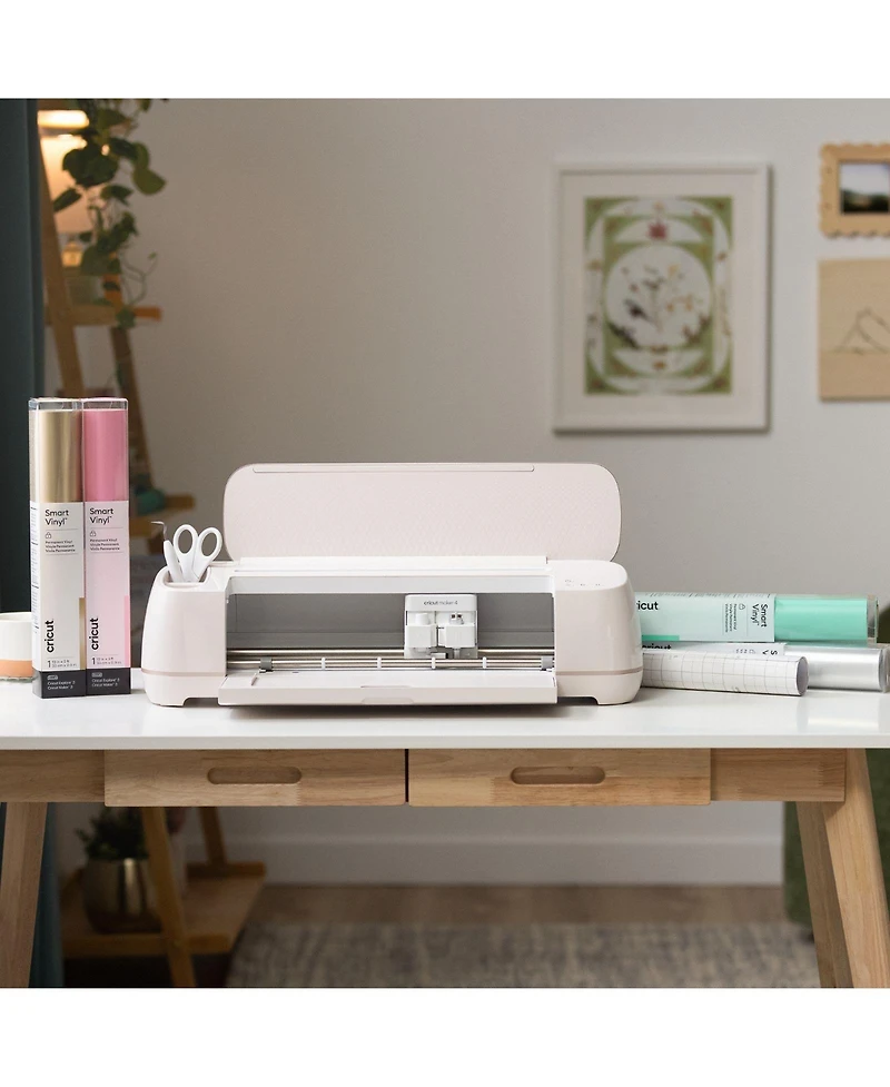 Cricut Maker 4 Cutting Machine with Rainbow Smart Vinyl Bundle