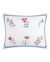 Levtex Danika Embroidered Decorative Pillow, 18" x 14"
