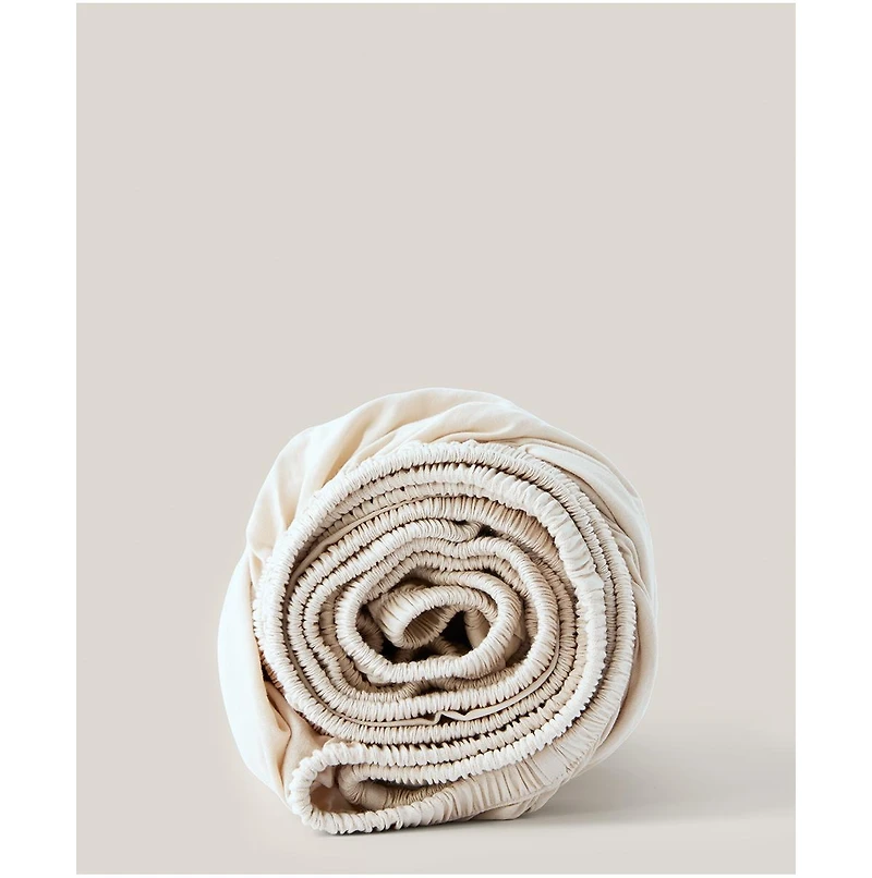 Organic Cotton Room Service Sateen Fitted Sheet
