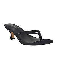 Calvin Klein Women's Opelle Tapered Kitten Heel Sandals