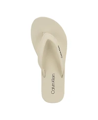 Calvin Klein Women's Waves Flat Thong Sandals
