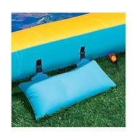 Banzai Inflatable Big Blast Splash Slide Lagoon Pool Outdoor Water Park (2 Pack)
