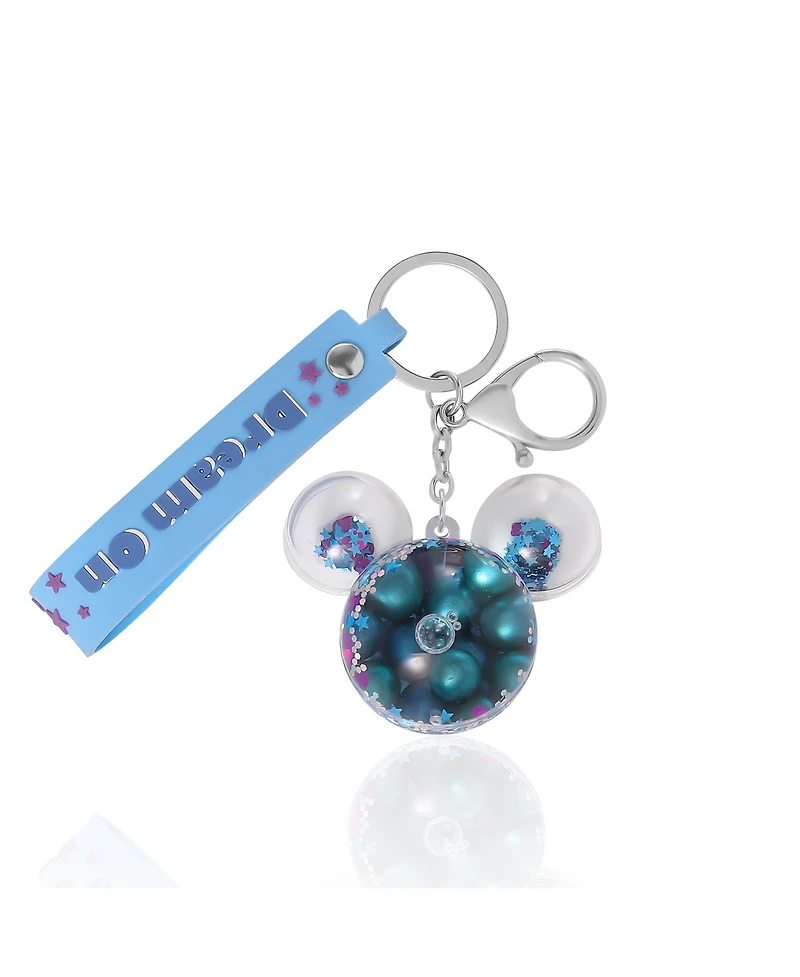 Disney Mickey Mouse Dream On Keychain with Floating Beads