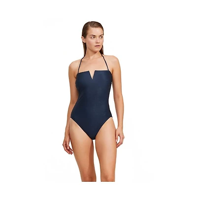 Luma Gottex Women's High End Bandeau Leg One Piece