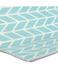 Dream On Me Play Time Reversible & Water-resistant Baby Mat, Cloud Jungle Bear Print