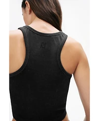 Nocturne Women's Ribbed Crop Top