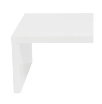 Minimalist Wood Sled Coffee Table – Contemporary Look