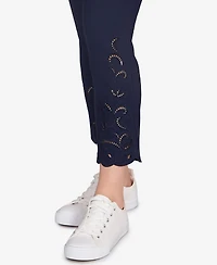 Ruby Rd. Petite Embroidered Ankle Pants