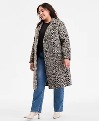 Bcbgmaxazria Plus Single-Breasted Coat