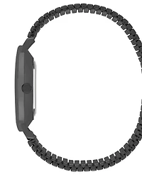 London Fog Unisex Baldwin Black Link Alloy Watch, 37mm