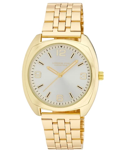 London Fog Unisex Keltic Cushion Case Gold Link Alloy Watch, 38mm