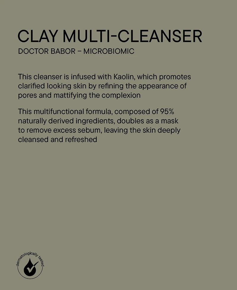 Babor Microbiomic Clay Multi-Cleanser, 2.53 oz.