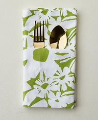 Tableau Blooms Set of 4 Napkins, 8.25" x 8.25"