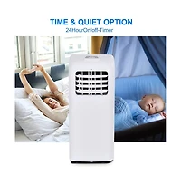 Gymax Portable Air Conditioner Cooling Fan Dehumidifier 8000BTU Ashrae w/ Remote Control