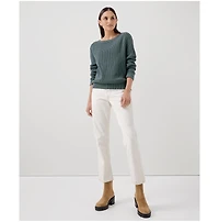Pact Women's Organic Cotton Luxe Knit Boatneck Sweater