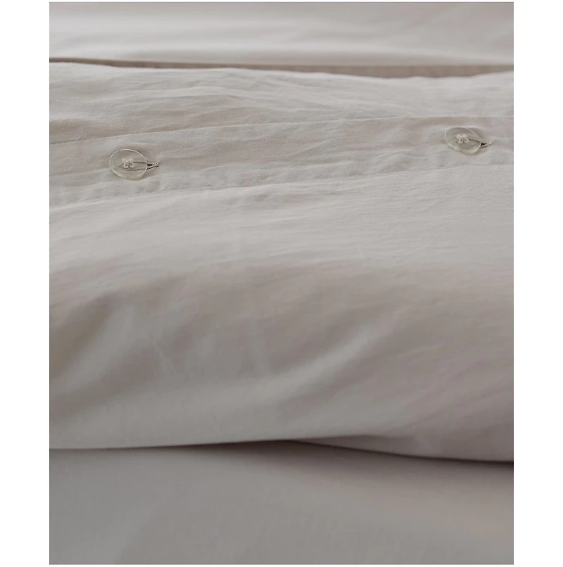 Organic Cotton Room Service Sateen Duvet Cover - Twin/Twin Xl