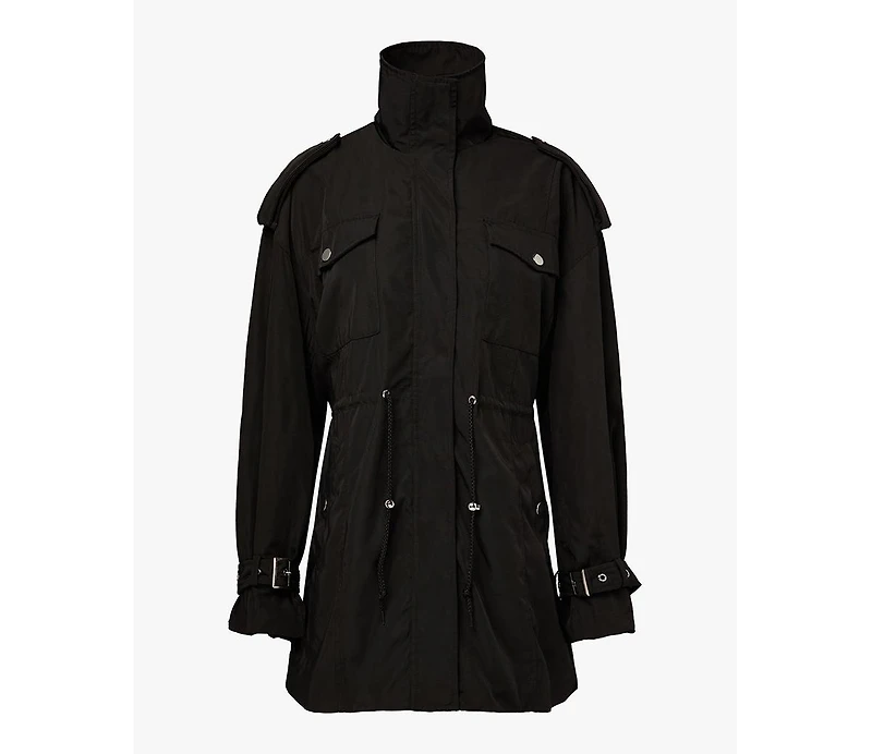 WeWoreWhat Women's Cinched Waist Anorak Jacket