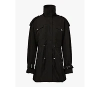 WeWoreWhat Women's Cinched Waist Anorak Jacket