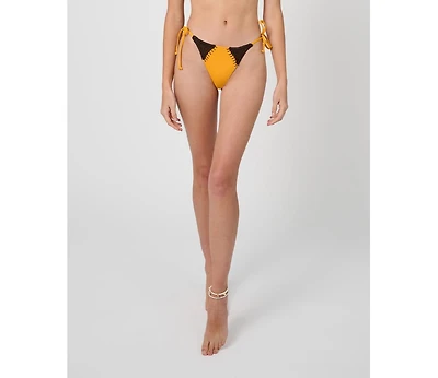 WeWoreWhat Women's Crochet Combo Tie Bottom