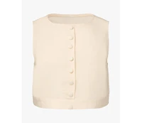 WeWoreWhat Women's Boxy Linen Boatneck Top