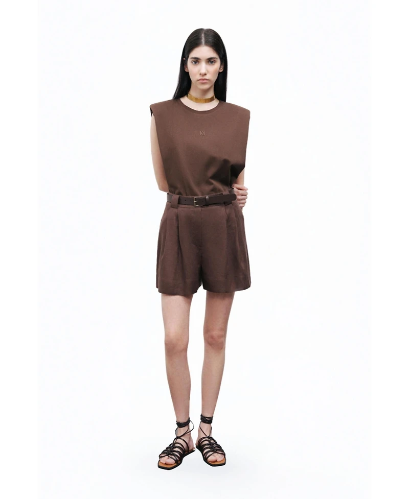 Nocturne Women's Padded Basic T-Shirt