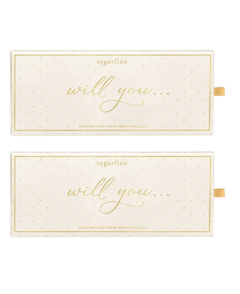 Sugarfina Will You Be My Bridesmaid Bento Box Duo, 6 Pieces