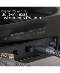 Fluance RT81 Elite High Fidelity Vinyl Turntable (White) with Ai81 Powered 2-Way Floorstanding Speakers (Bamboo), Diamond Stylus, Belt Drive, Built-in