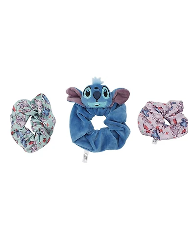 Disney Stitch & Angel 3-Piece Scrunchie Set