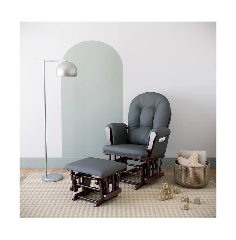 Storkcraft Hoop Glider and Ottoman