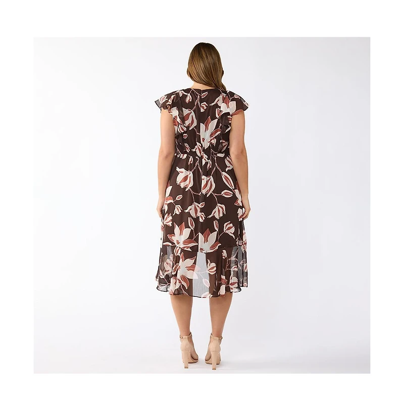 Estelle Azalea Petal Cocktail Dress