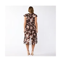 Estelle Azalea Petal Cocktail Dress