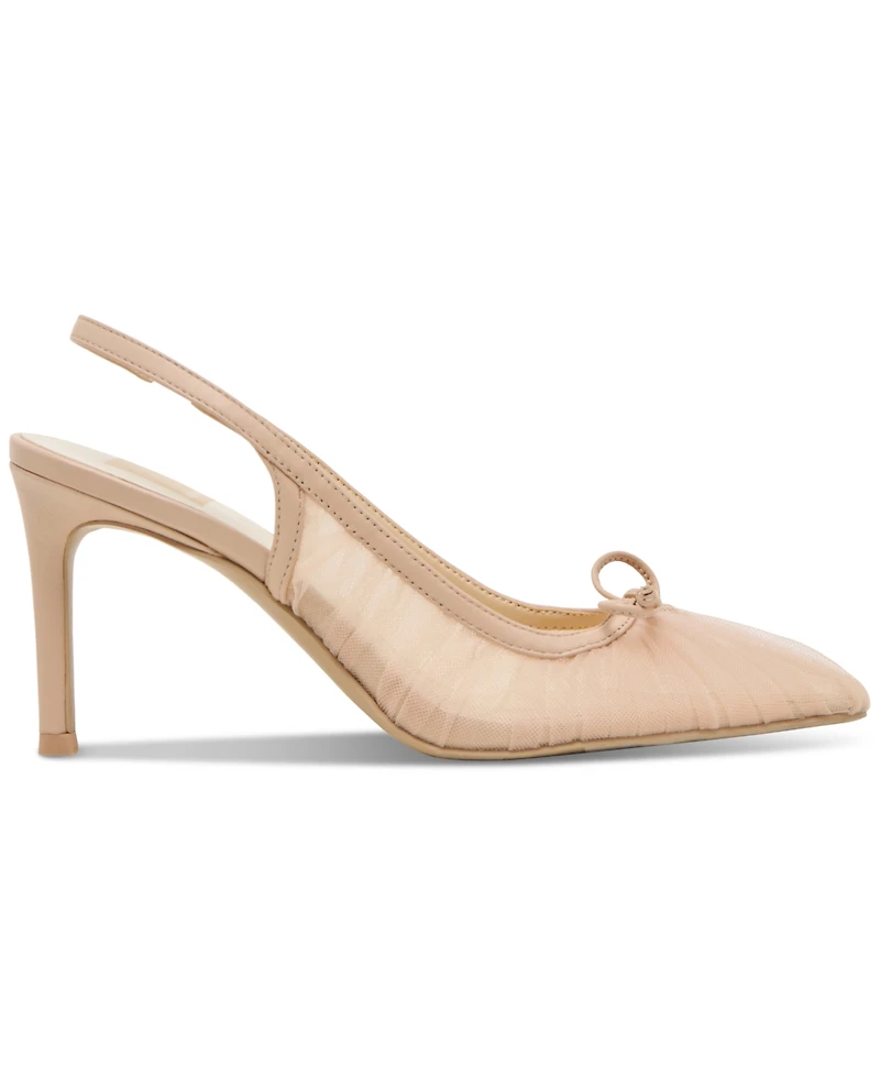 Dolce Vita Women's Yela Tule Bow Slingback Pumps