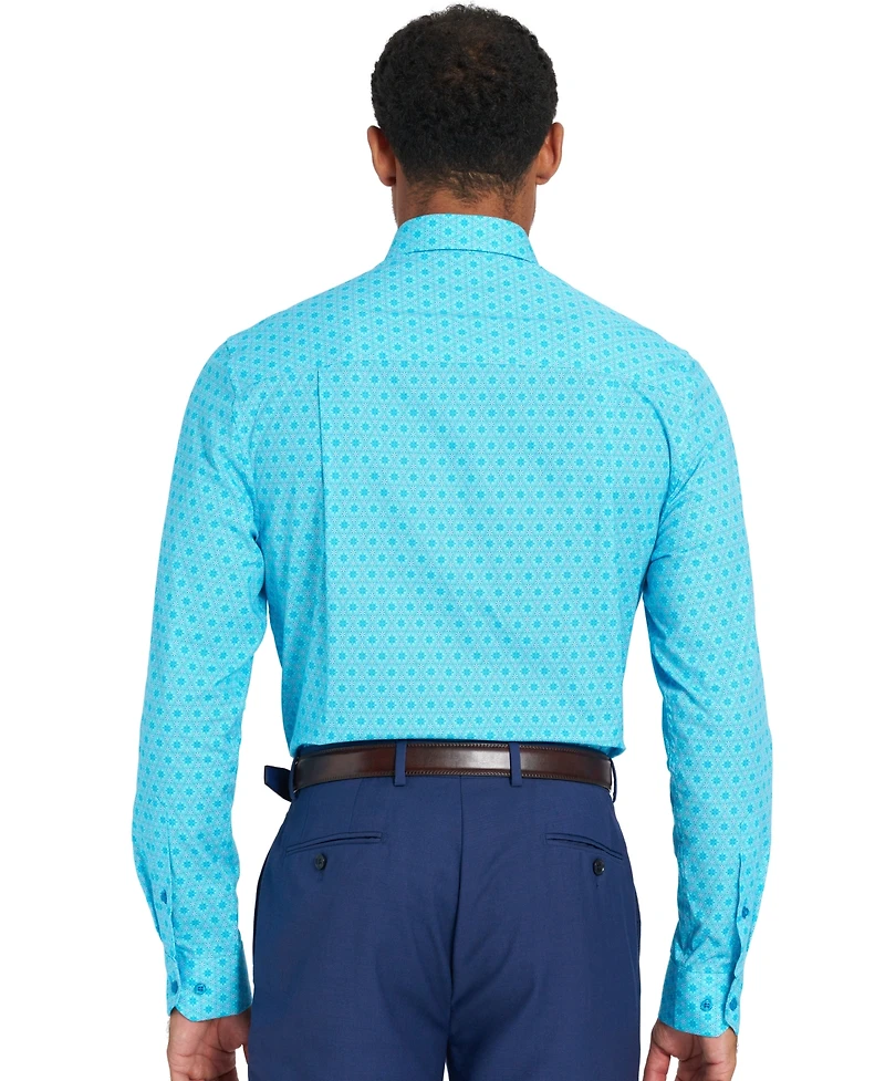 Nick Graham Men's Hexagon Star Dress Shirt