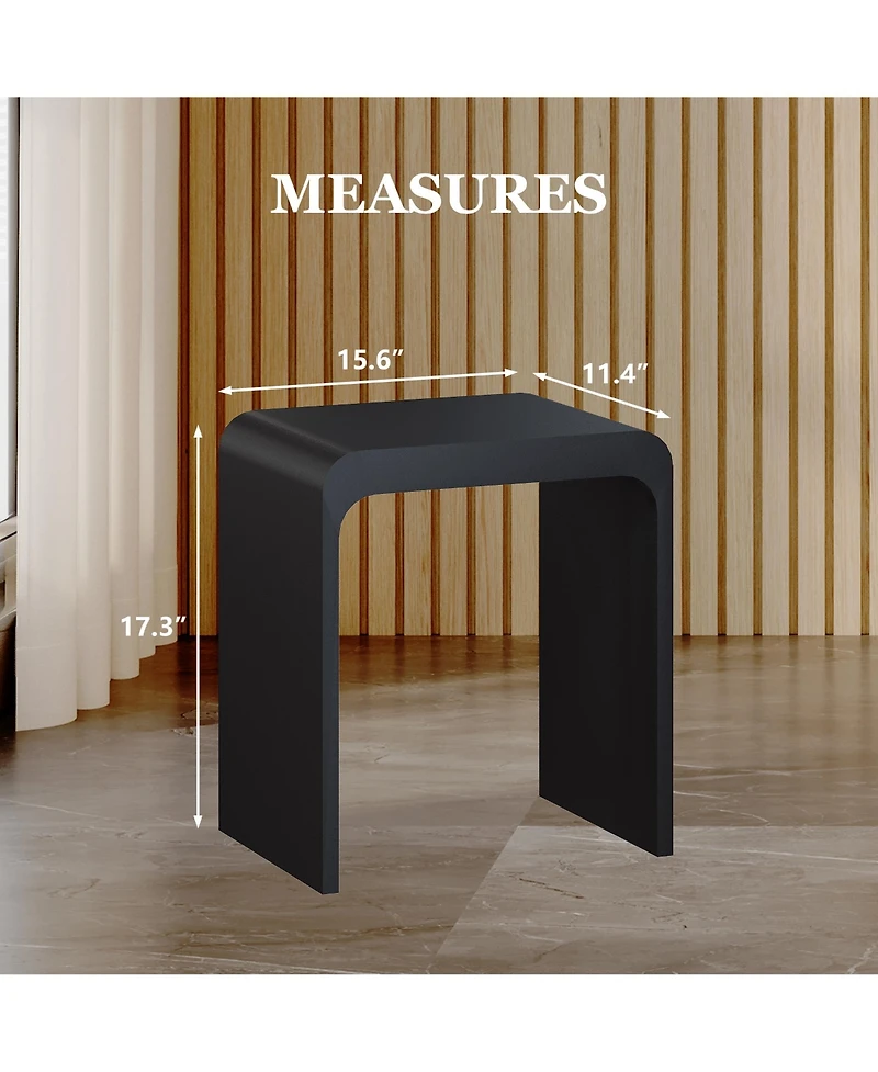 Casainc Freestanding Solid Surface Bathroom Shower Stool