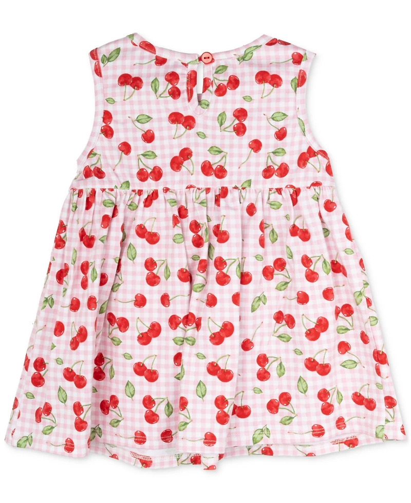 Rare Editions Baby Girls Print Tank Dress with Pockets & Headband, 2 Piece Set