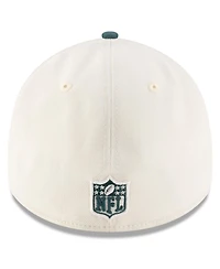 New Era Men's Cream/Green Philadelphia Eagles 2025 Nfl Draft 39THIRTY Flex Hat