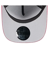 New Era Men's Black/Cardinal Arizona Cardinals 2025 Nfl Draft A-Frame 9FIFTY Snapback Hat