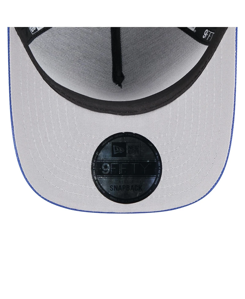 New Era Men's Black/Royal Buffalo Bills 2025 Nfl Draft A-Frame 9FIFTY Snapback Hat