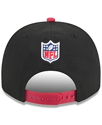 New Era Men's Black/Cardinal Arizona Cardinals 2025 Nfl Draft A-Frame 9FIFTY Snapback Hat