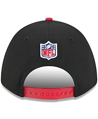 New Era Men's Black/Red Kansas City Chiefs 2025 Nfl Draft 9FORTY A-Frame M-Crown Adjustable Hat