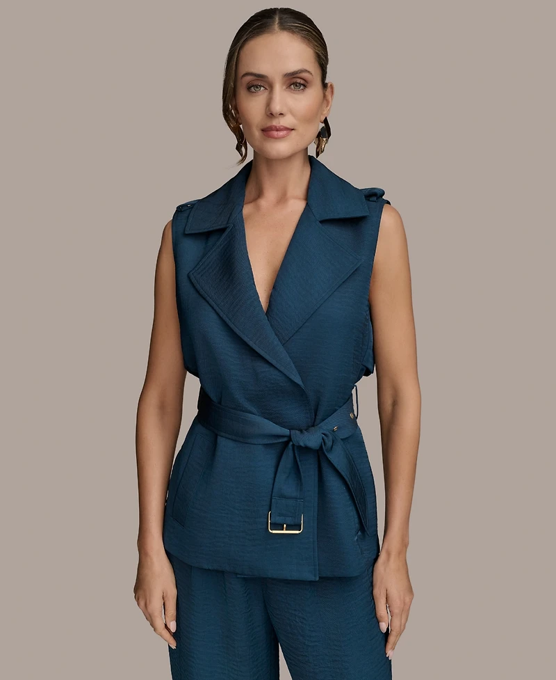 Donna Karan New York Women's Belted Vest