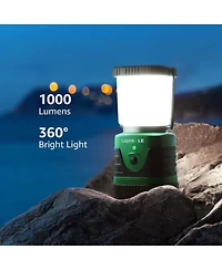 Lepro 1000LM Led Camping Lantern Rechargeable, 4400mAh Power Bank, Camping Essential with 4 Light Modes
