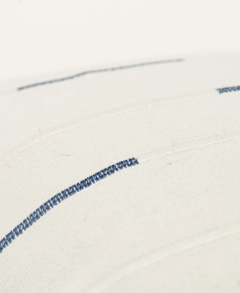 Rizzy Home Glam Striped Woven Decorative Pillow, 14" x 20"