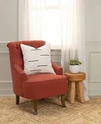 Rizzy Home Glam Striped Woven Decorative Pillow, 20" x 20"