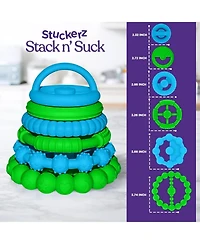 Sperric Toddler Stacking Silicone Toy – Premium Toys for Teething Interactive and Fun Made of Soft Sil