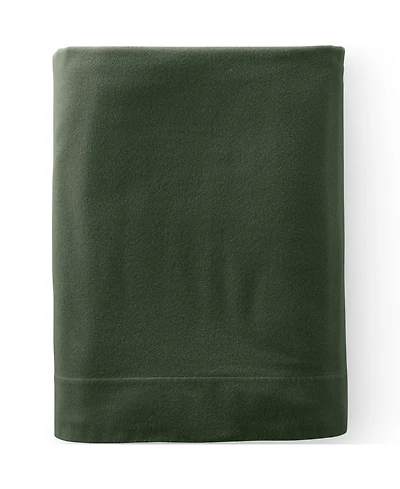 Lands' End Comfy Super Soft Cotton Flannel Flat Bed Sheet - 5oz