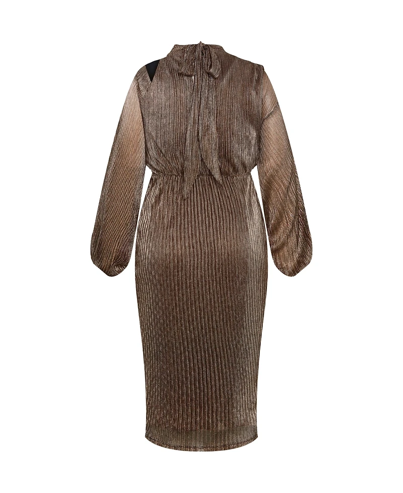 City Chic Plus Jaylee Mesh Dress