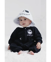 Nightmare Before Christmas Baby Boys Zip Up Cosplay Coverall Cozy Sherpa