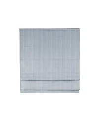 Basketweave Room Darkening Cordless Roman Shade, Single Panel for Bedroom, Thermal Insulated Window Blind Treatment for Living Room