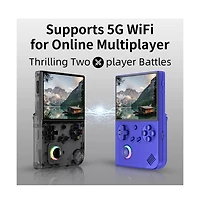 Handheld Game Console Rg 40XXV 4.0'' Ips Screen with 64G Tf Card 5G WiFi 4.2 Bluetooth Online, and Hdmi Retro Emulator